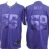 Nike Minnesota Vikings #69 Jared Allen Drenched Limited Purple Jersey