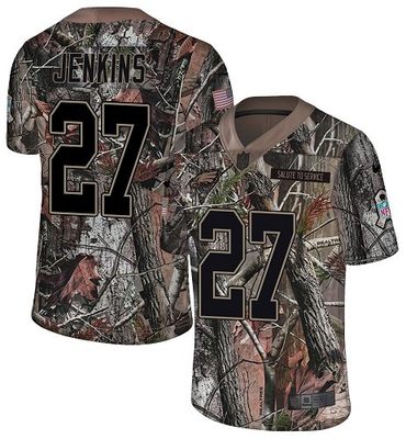 Nike Eagles #27 Malcolm Jenkins Camo Men’s Stitched NFL Limited Rush Realtree Jersey