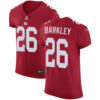 Nike New York Giants #26 Saquon Barkley Red Alternate Men’s Stitched NFL Vapor Untouchable Elite Jersey