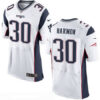 Men’s New England Patriots #30 Duron Harmon NEW White Road Stitched NFL Nike Elite Jersey