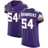 Men’s Nike Minnesota Vikings #54 Eric Kendricks Purple Team Color Stitched NFL Vapor Untouchable Elite Jersey