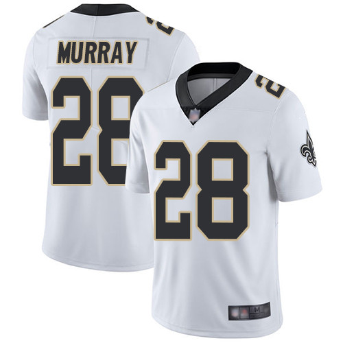 Men’s New Orleans Saints #28 Latavius Murray White Men’s Stitched Football Vapor Untouchable Limited Jersey