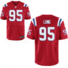 Men’s New England Patriots #95 Chris Long Red Alternate Stitched NFL Nike Elite Jersey