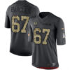 Men’s Green Bay Packers #67 Don Barclay Black Anthracite 2016 Salute To Service Stitched NFL Nike Limited Jersey