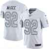 Men’s Oakland Raiders #92 Stacy McGee White 2016 Color Rush Stitched NFL Nike Limited Jersey
