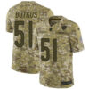 Nike Bears #51 Dick Butkus Camo Men’s Stitched NFL Limited 2018 Salute To Service Jersey