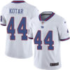 Nike New York Giants #44 Doug Kotar White Men’s Stitched NFL Limited Rush Jersey