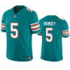 Men’s Miami Dolphins #5 Jalen Ramsey Aqua 2023 F.U.S.E Vapor Limited Stitched Football Jersey