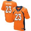 Nike Broncos #23 Devontae Booker Orange Team Color Men’s Stitched NFL New Elite Jersey