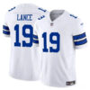 Men’s Dallas Cowboys #19 Trey Lance White 2023 F.U.S.E Vapor Untouchable Limited Football Stitched Jersey