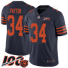Bears #34 Walter Payton Navy Blue Alternate Men’s Stitched Football 100th Season Vapor Limited Jersey