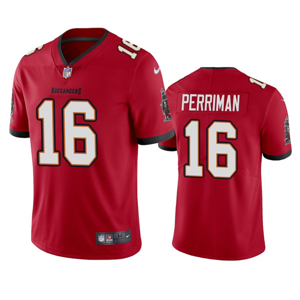 Men’s Tampa Bay Buccaneers #16 Breshad Perriman Red Vapor Untouchable Limited Stitched Jersey