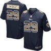 Nike Rams #29 Eric Dickerson Navy Blue Team Color Men’s Stitched NFL Limited Strobe Jersey