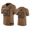 Men’s Tampa Bay Buccaneers #50 Vita Vea 2023 Brown Salute To Service Limited Football Stitched Jersey