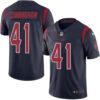 Nike Houston Texans #41 Zach Cunningham Navy Blue Men’s Stitched NFL Limited Rush Jersey