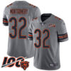 Bears #32 David Montgomery Silver Men’s Stitched Football Limited Inverted Legend 100th Season Jersey