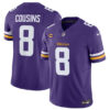 Men’s Minnesota Vikings #8 Kirk Cousins Purple 2023 F.U.S.E. With 4-Star C Patch Vapor Untouchable Limited Football Stitched Jersey