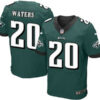 Men’s Philadelphia Eagles #20 Andre Waters Midnight Green Retired Player NFL Nike Elite Jersey