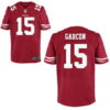 Men’s San Francisco 49ers #15 Pierre Garcon Scarlet Red Team Color Stitched NFL Nike Elite Jersey