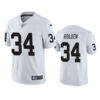 Men’s Las Vegas Raiders #34 Brandon Bolden White Vapor Limited Stitched Jersey