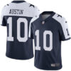 Nike Dallas Cowboys #10 Tavon Austin Navy Blue Thanksgiving Men’s Stitched NFL Vapor Untouchable Limited Throwback Jersey