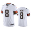 Men’s Cleveland Browns #8 Kellen Mond White Vapor Untouchable Limited Stitched Jersey