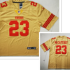 Men’s San Francisco 49ers #23 Christian McCaffrey Gold NEW 2022 Inverted Legend Stitched NFL Nike Limited Jersey