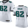 Men’s Philadelphia Eagles #62 Jason Kelce NEW White Road Stitched NFL Nike Elite Jersey