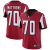 Nike Atlanta Falcons #70 Jake Matthews Red Team Color Men’s Stitched NFL Vapor Untouchable Limited Jersey