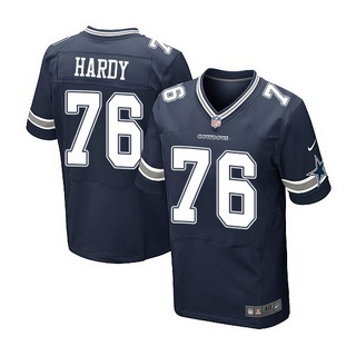 Men’s Dallas Cowboys #76 Greg Hardy Navy Blue Team Color NFL Nike Elite Jersey