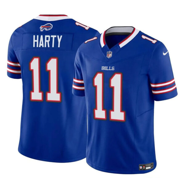 Men’s Buffalo Bills #11 Deonte Harty Blue 2023 F.U.S.E. Vapor Untouchable Limited Football Stitched Jersey
