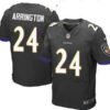 Baltimore Ravens #24 Kyle Arrington Black Alternate NFL Nike Elite Jersey