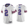 Men’s Buffalo Bills #2 Tyler Bass White Vapor Untouchable Limited Stitched Jersey