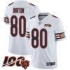 Bears #80 Trey Burton White Men’s Stitched Football 100th Season Vapor Limited Jersey