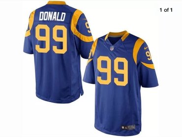 Men’s Los Angeles Rams #99 Aaron Donald Royal Blue Alternate Nike Game Jersey
