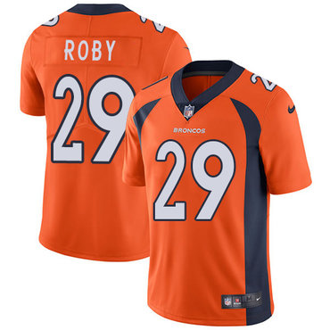 Nike Denver Broncos #29 Bradley Roby Orange Team Color Men’s Stitched NFL Vapor Untouchable Limited Jersey