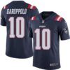 Nike Patriots #10 Jimmy Garoppolo Navy Blue Men’s Stitched NFL Limited Rush Jersey