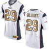 Nike Patriots #29 LeGarrette Blount White Men’s Stitched NFL New Elite Gold Jersey