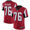 Falcons #76 Kaleb McGary Red Team Color Men’s Stitched Football Vapor Untouchable Limited Jersey