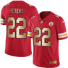 Nike Chiefs #22 Marcus Peters Red Men’s Stitched NFL Limited Gold Rush Jersey
