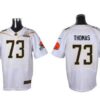 Men’s Cleveland Browns #73 Joe Thomas White 2016 Pro Bowl Nike Elite Jersey