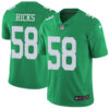 Nike Philadelphia Eagles #58 Jordan Hicks Green Men’s Stitched NFL Limited Rush Jersey