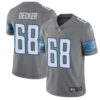 Nike Lions #68 Taylor Decker Gray Men’s Stitched NFL Limited Rush Jersey