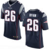 Men’s New England Patriots #26 Logan Ryan NEW Navy Blue Team Color Stitched NFL Nike Elite Jersey