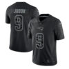 Men’s New England Patriots #9 Matthew Judon Black Reflective Limited Stitched Football Jersey