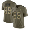 Nike Jaguars #89 Marcedes Lewis Olive Camo Men’s Stitched NFL Limited 2017 Salute To Service Jersey
