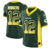 Nike Green Bay Packers #12 Aaron Rodgers Green Team Color Men’s Stitched NFL Limited Rush Drift Fashion Jersey