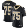 Nike New Orleans Saints #75 Andrus Peat Black Team Color Men’s Stitched NFL Vapor Untouchable Limited Jersey