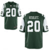 Men’s New York Jets Resolute Support #20 Resolute Green Team Color Stitched NFL Nike Elite Jersey