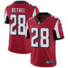 Nike Atlanta Falcons #28 Justin Bethel Red Team Color Men’s Stitched NFL Vapor Untouchable Limited Jersey